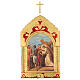 Trittico Via Crucis legno di pioppo 55x35 15 stazioni s7