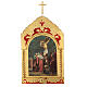 Trittico Via Crucis legno di pioppo 55x35 15 stazioni s14