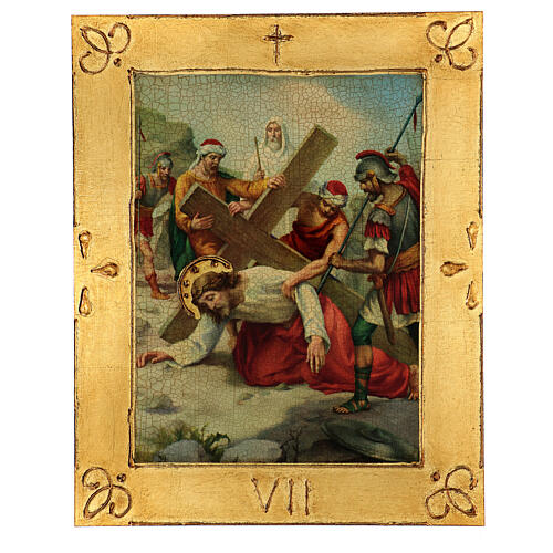 Way of the Cross, 15 stations, printings with frame, poplar wood, 20x16 in 9