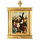 Way of the Cross, 15 stations, printings with monumental frame, poplar wood, 22x18x1.5 in s8