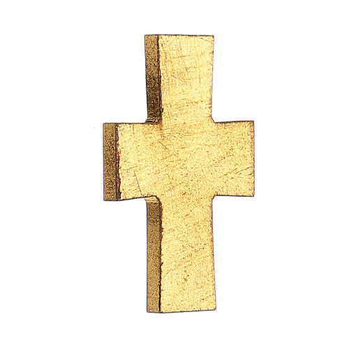 Cuadros Vía Crucis 15 estaciones 55x45 madera hoja oro 18