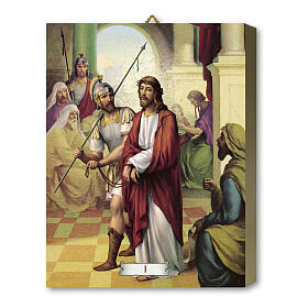 Way of the Cross, 15 stations printed on wood, 8x10 in