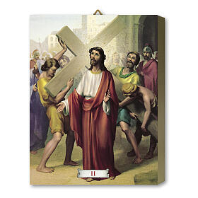 Way of the Cross, 15 stations printed on wood, 8x10 in