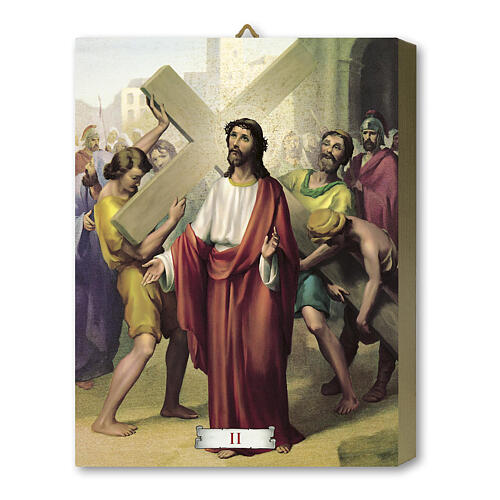 Way of the Cross, 15 stations printed on wood, 8x10 in 2