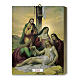 Via Crucis 15 stazioni stampa su legno 20X25 cm s13