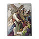 Via Crucis in tela pittorica 15 stazioni 20x25cm s9