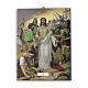 Way of the Cross in pictorial canvas 15 stations 20x25cm s11