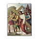 Via Crucis 15 stations in pictorial canvas 30X40 cm s6