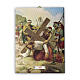 Via Crucis 15 stations in pictorial canvas 30X40 cm s8