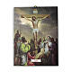 Via Crucis 15 stations in pictorial canvas 30X40 cm s13