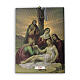 Via Crucis 15 stations in pictorial canvas 30X40 cm s14