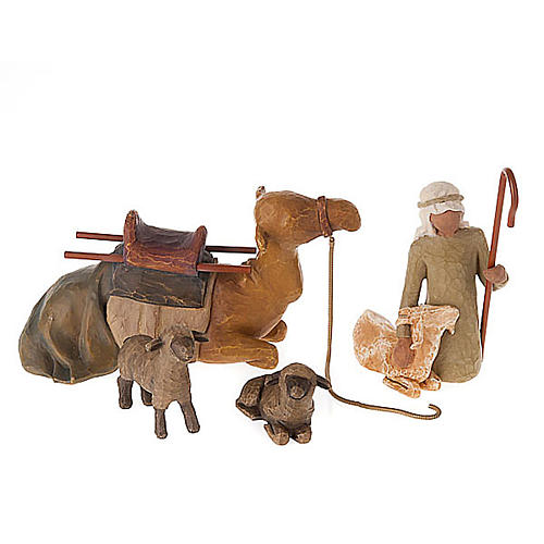 Willow Tree - Shepherd and Stable animals (berger animaux) 1