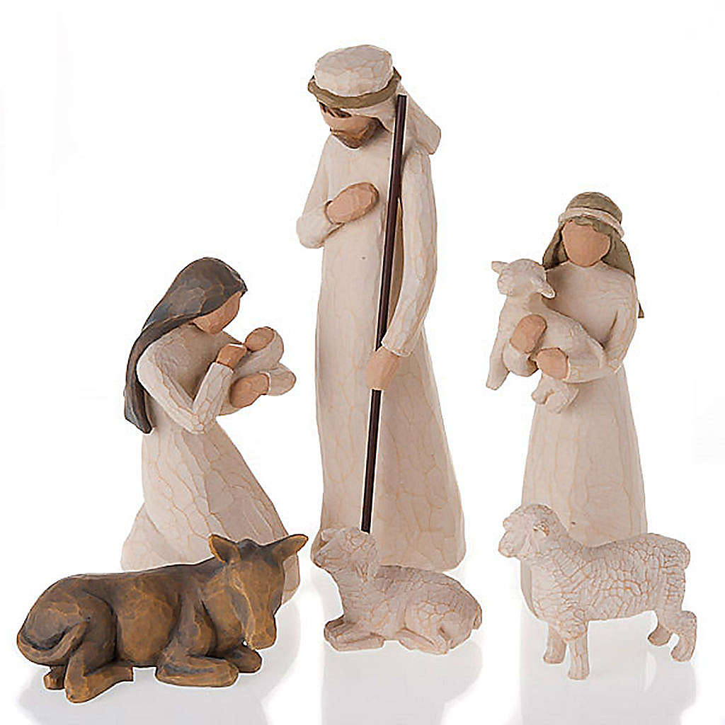 willow tree nativity shepherds