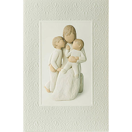 Willow Tree Card - Quietly(Liebe einer Mutter) 21 x 14 1