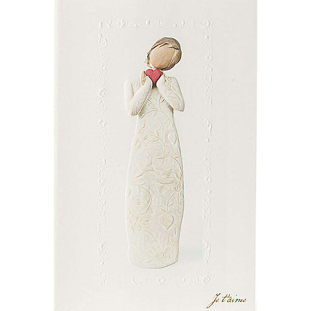 Cartes Willow Tree, 21x14, je t'aime vente en ligne sur HOLYART