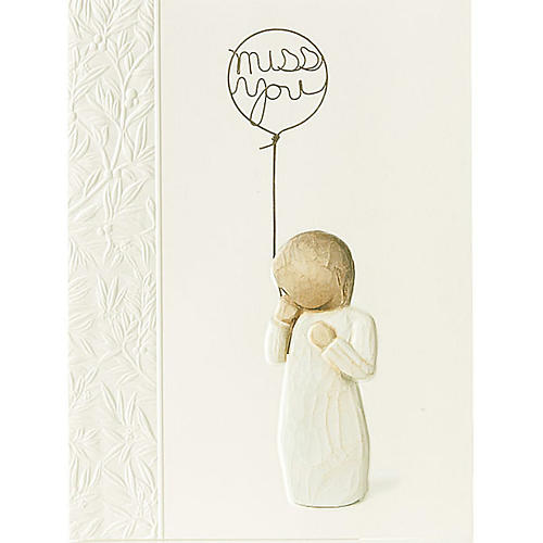 Willow Tree Card - Miss You(Ich vermisse dich...) 14 x 10,5 1
