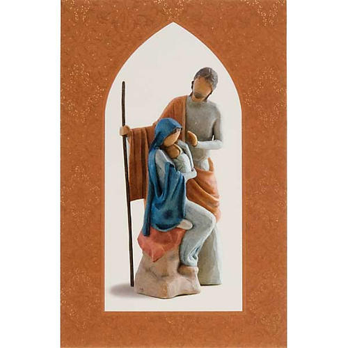 Carte Willow Tree Sainte Famille - Christams Story 1