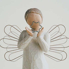 Willow Tree Biglietti augurali: Willow Tree Card - Bright Star (angelo con stella)