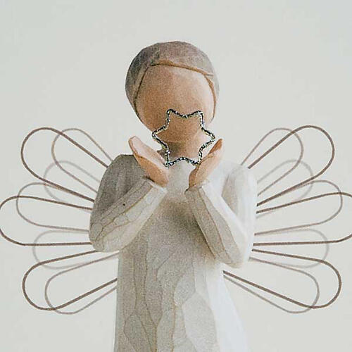 Willow Tree Card- Bright Star (anjo com estrela) 2