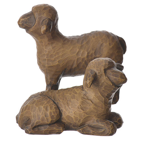 Willow Tree - Shepard and stable Animals (Pastore con animali) 19cm 6